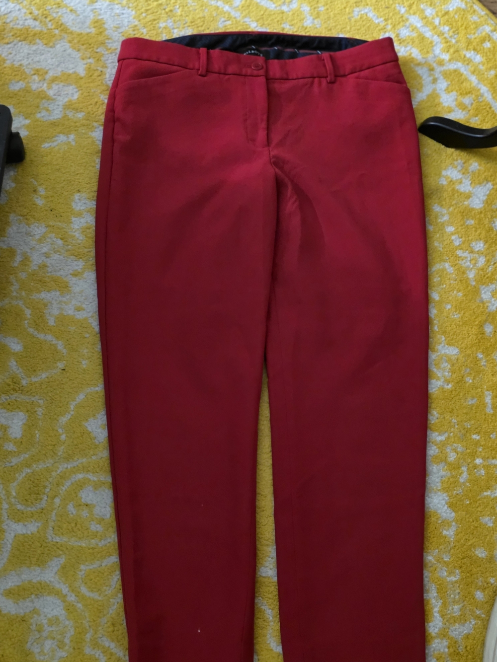 Talbots Red Straight-Leg Jeans